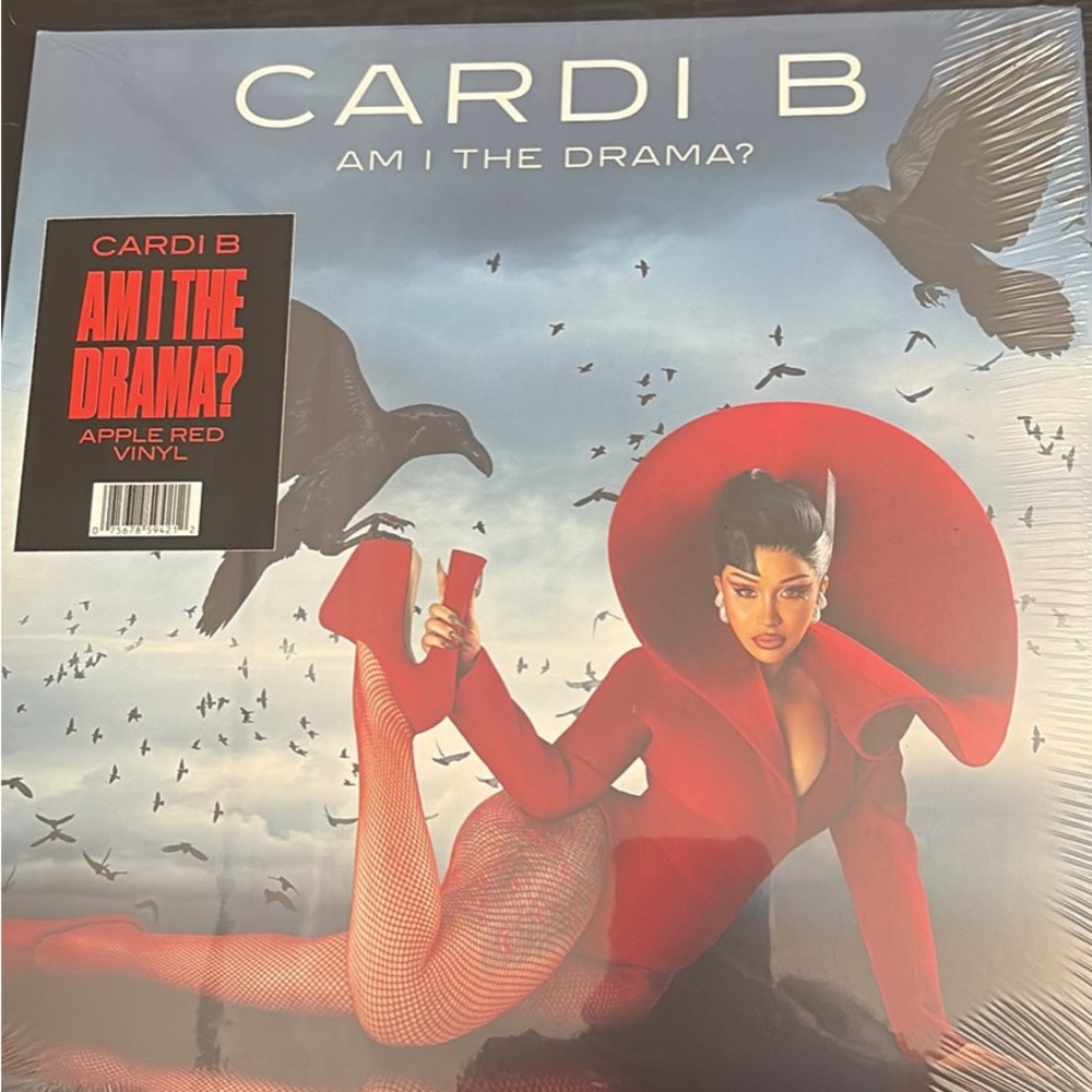Cardi B 'Am I The Drama?' Apple Red Vinyl